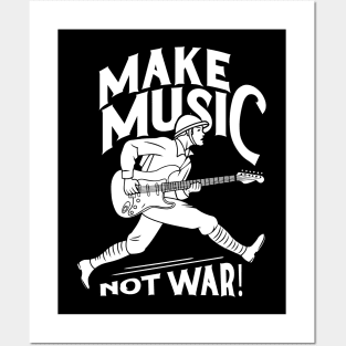 make music not war Posters and Art